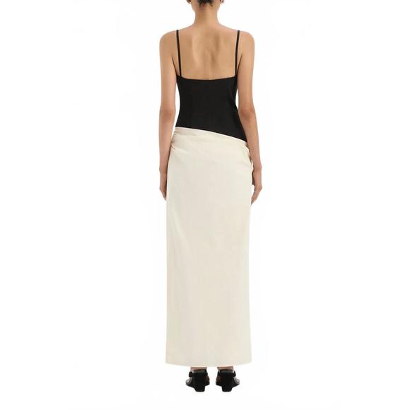NEW SIR. florent bodice maxi dress in monochrome - Picture 3 of 4